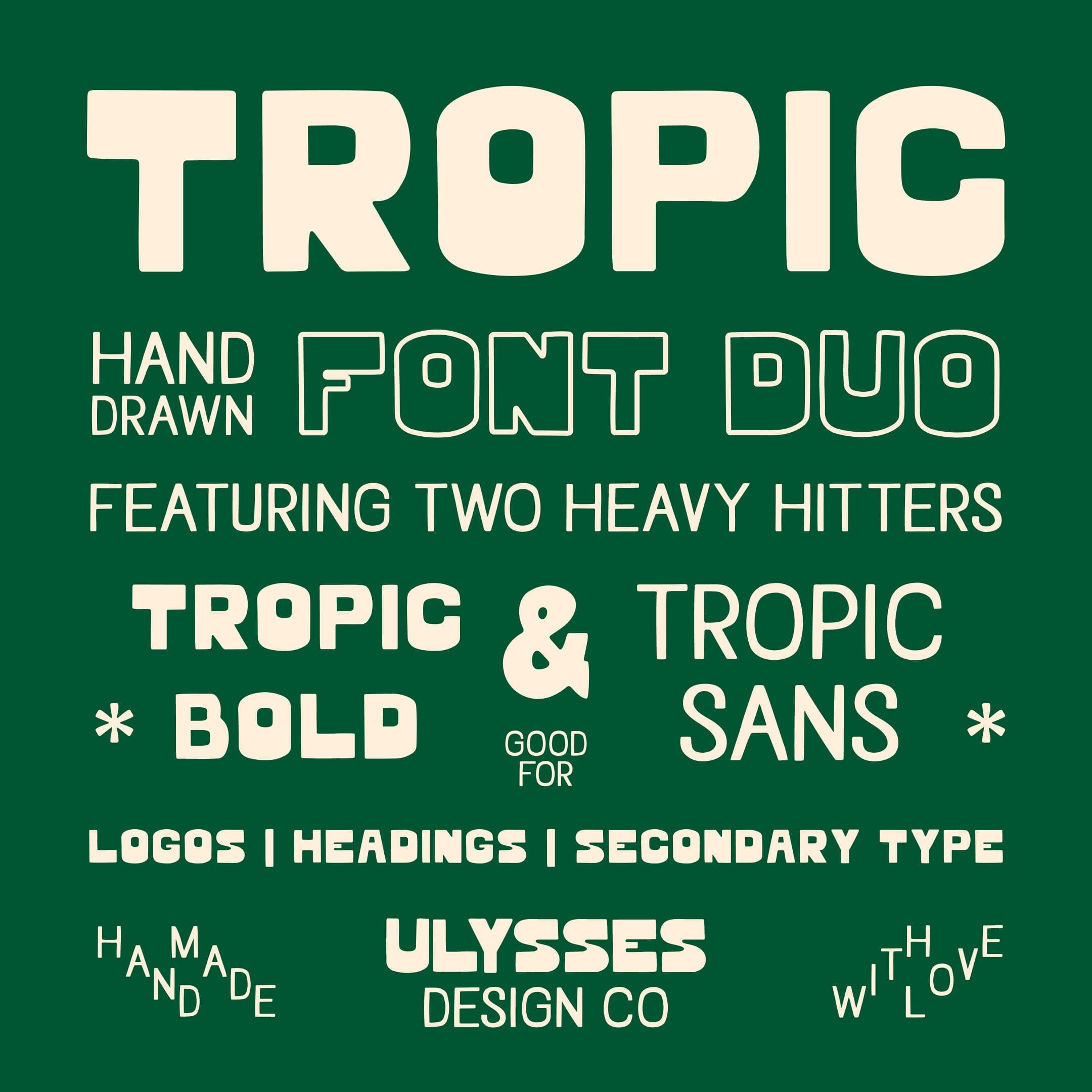 Tropic Font Duo cover