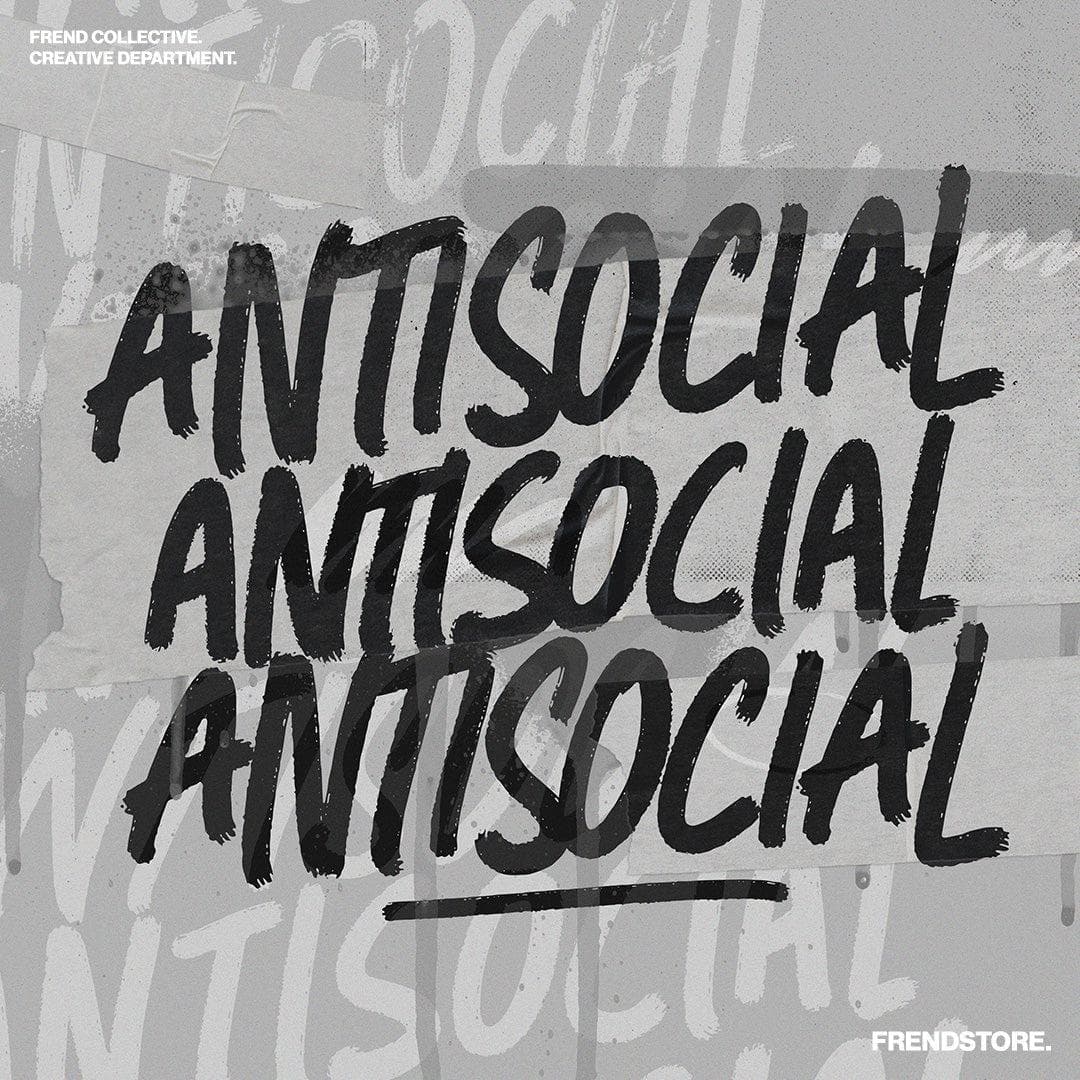 ANTISOCIAL Font cover