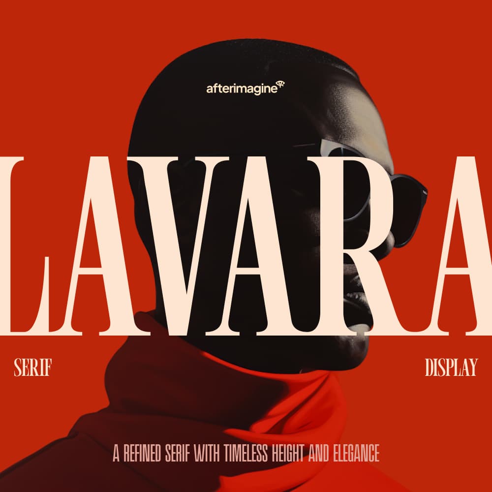 Lavara - Refined Serif Display Font cover