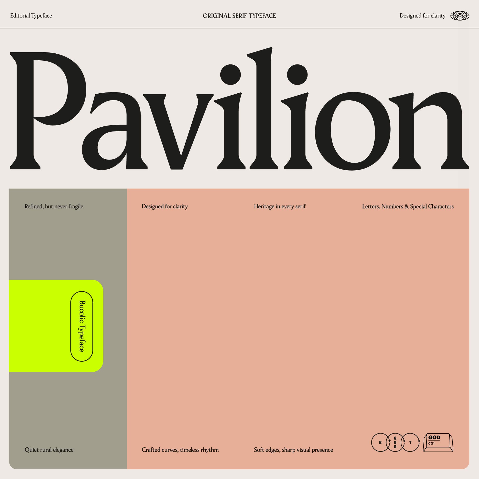 Pavilion Serif Typeface cover