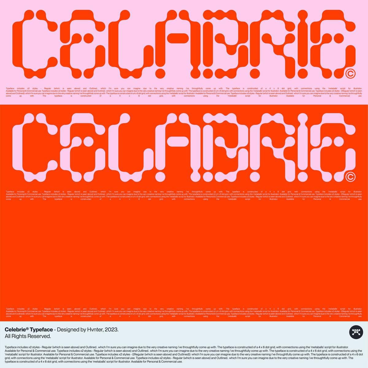 Celebrie Typeface cover