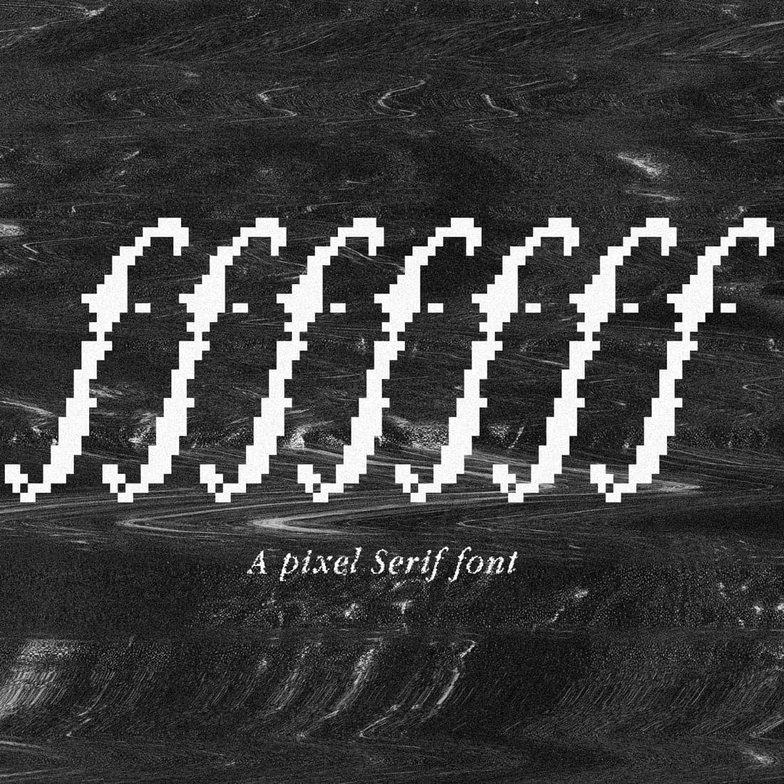 fffffff Pixel Serif Font cover