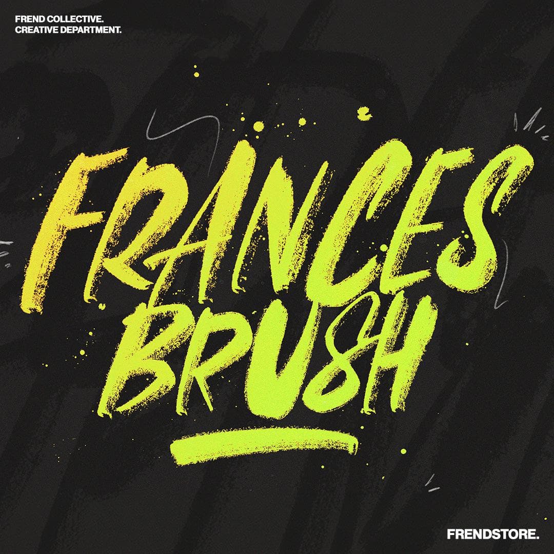 FRANCES BRUSH Font cover