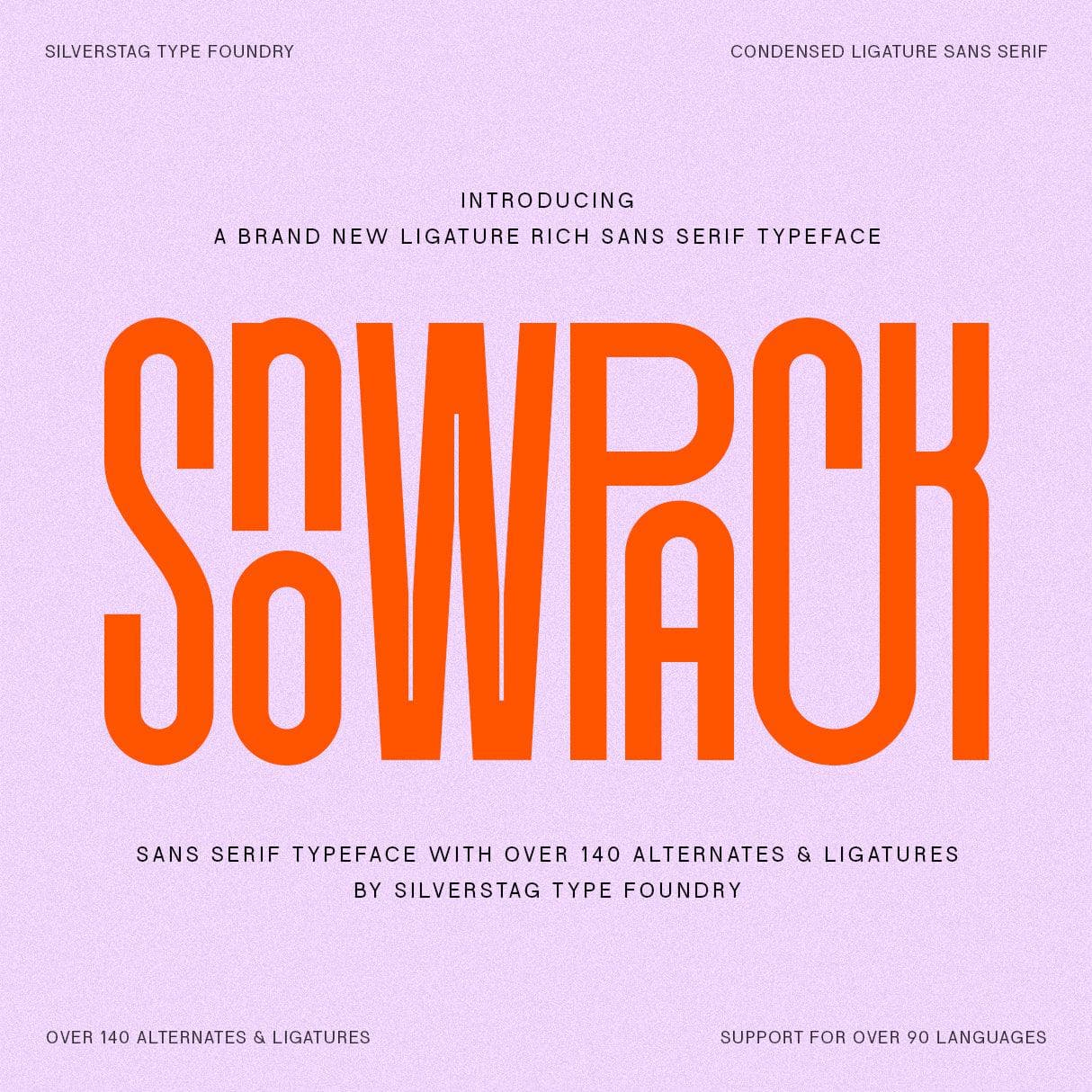 SLTF Snowpack - Ultra Condensed Typeface cover