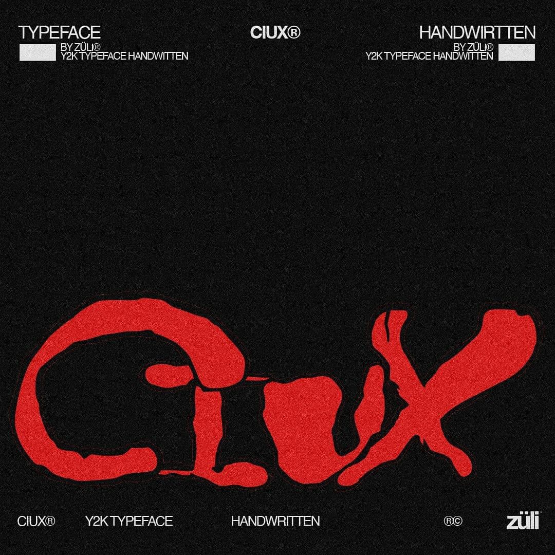 Ciux - Typeface cover