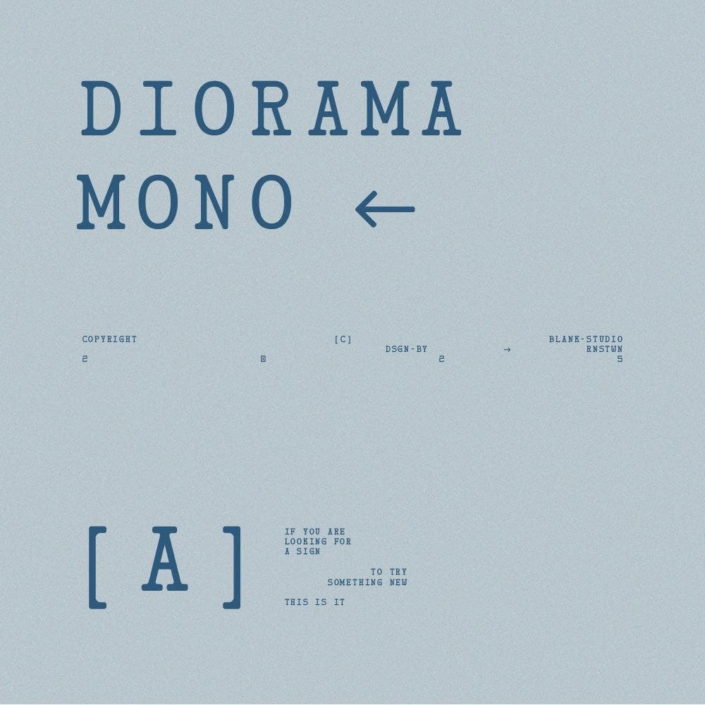 Diorama Mono cover