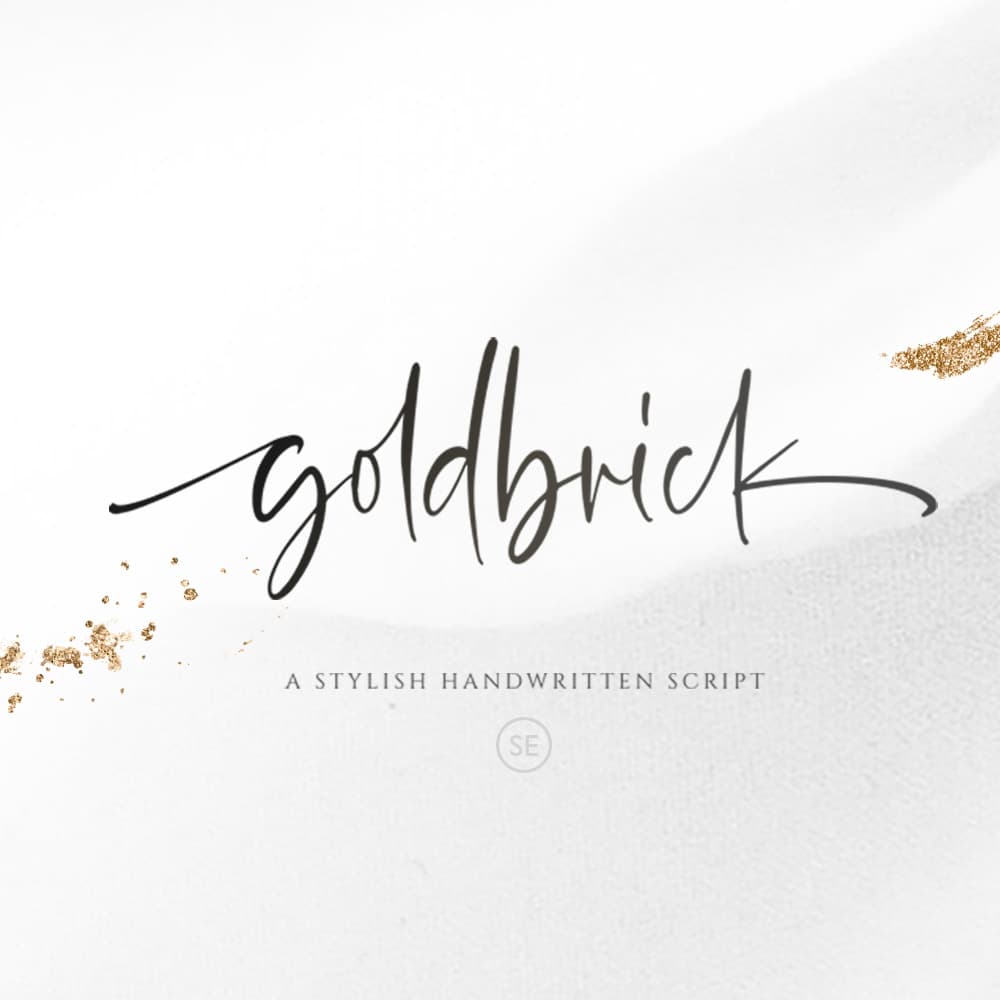 Goldbrick - Modern Stylish Script cover
