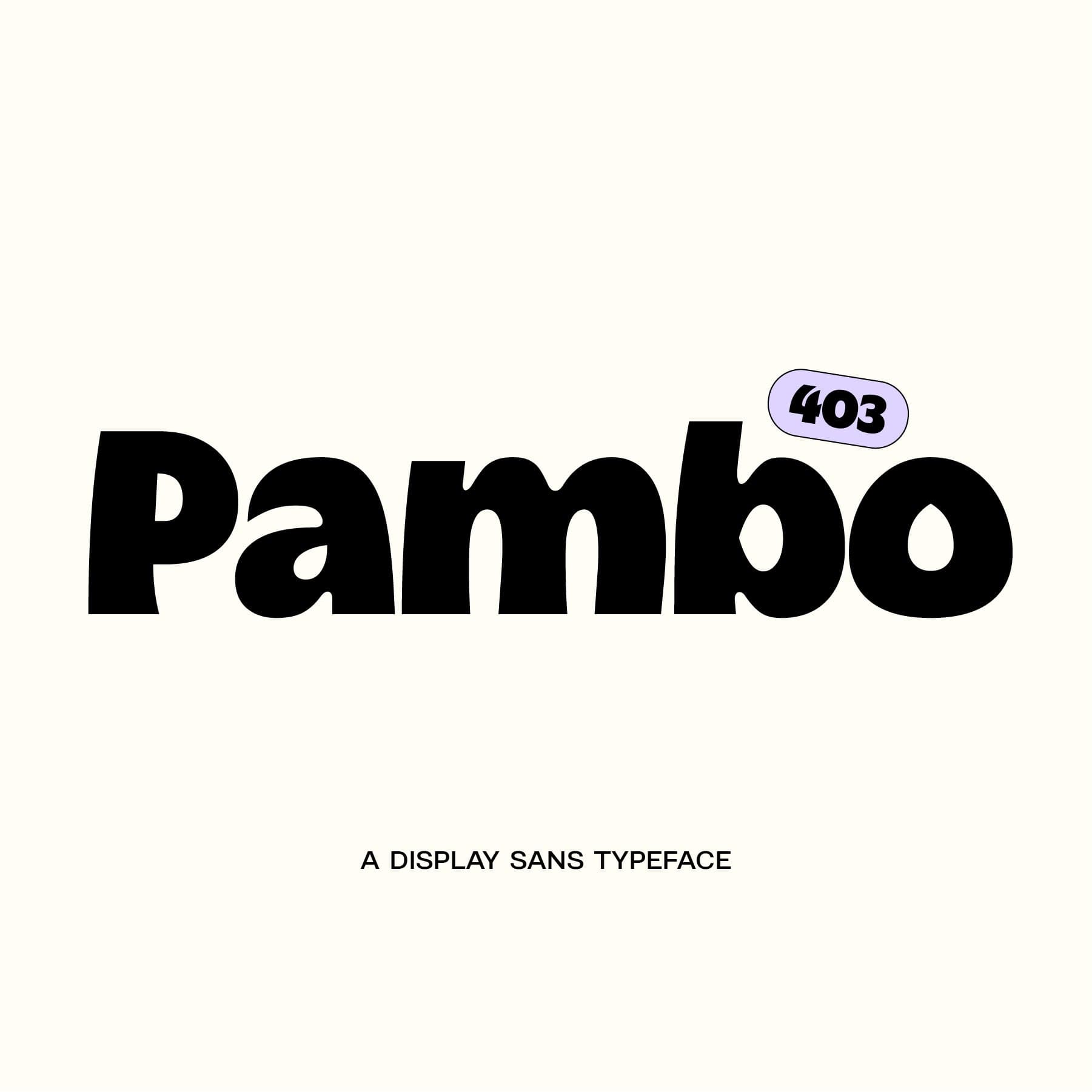 403 Pambo cover