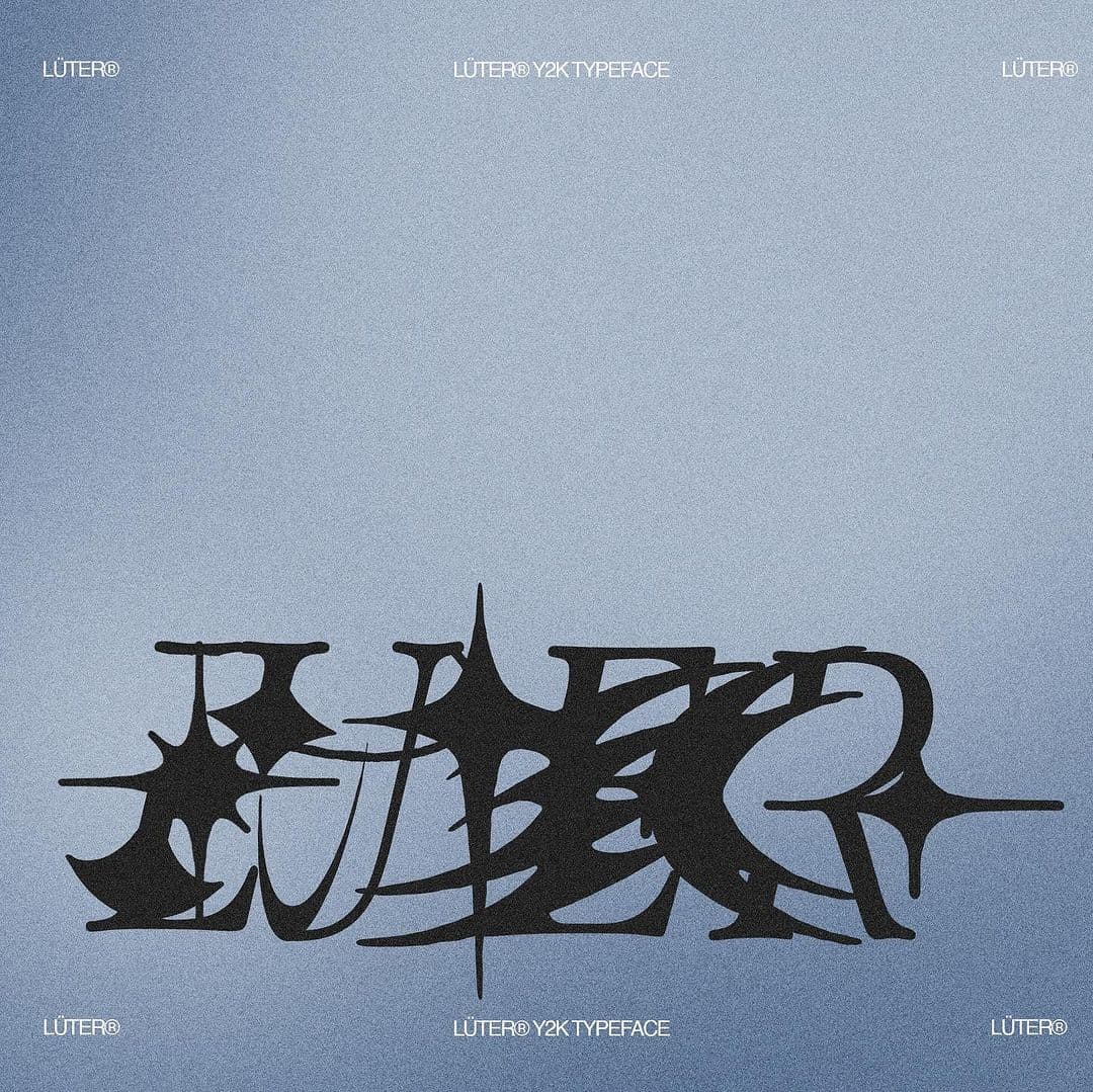 Lüter - Y2k Typeface cover