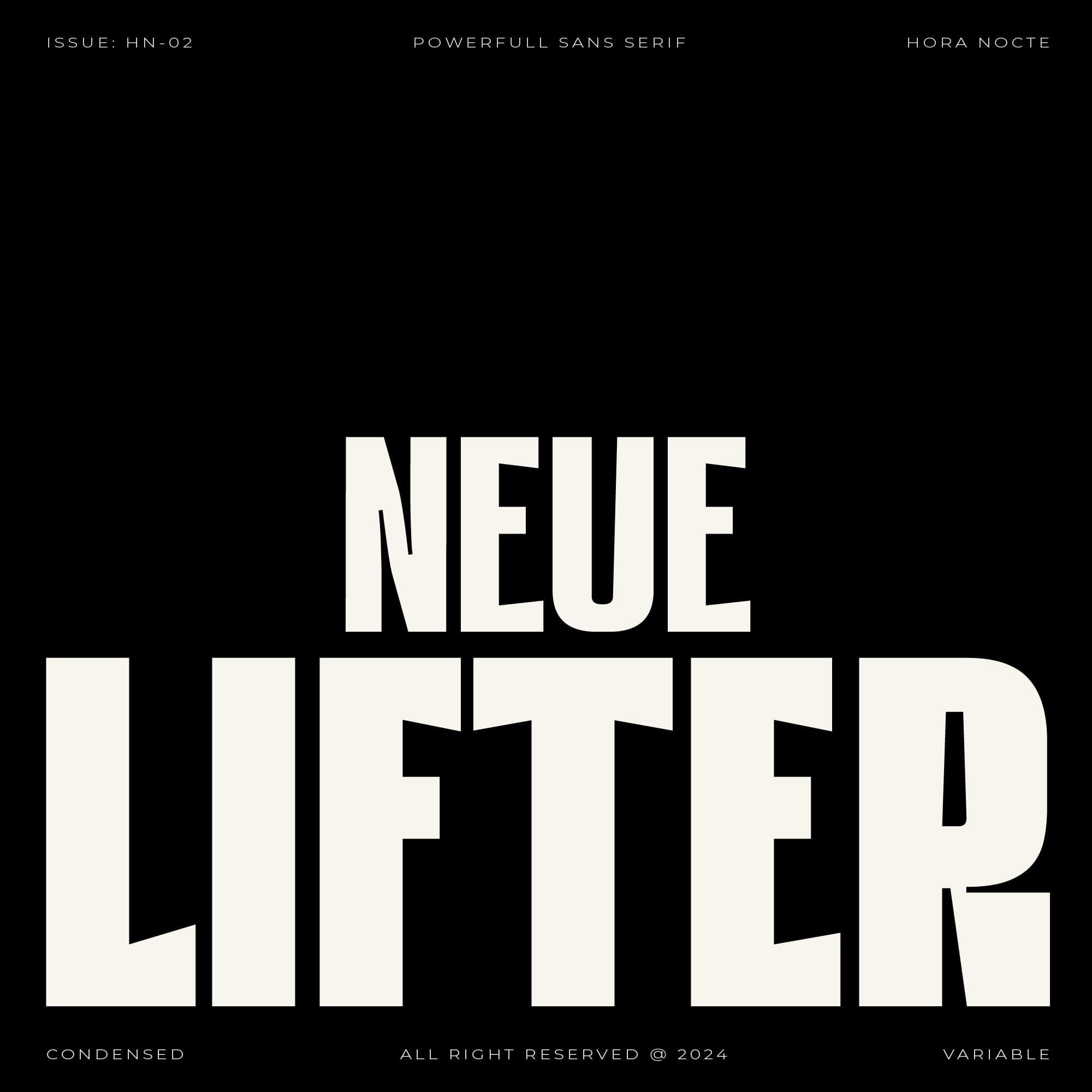 HN Neue Lifter cover