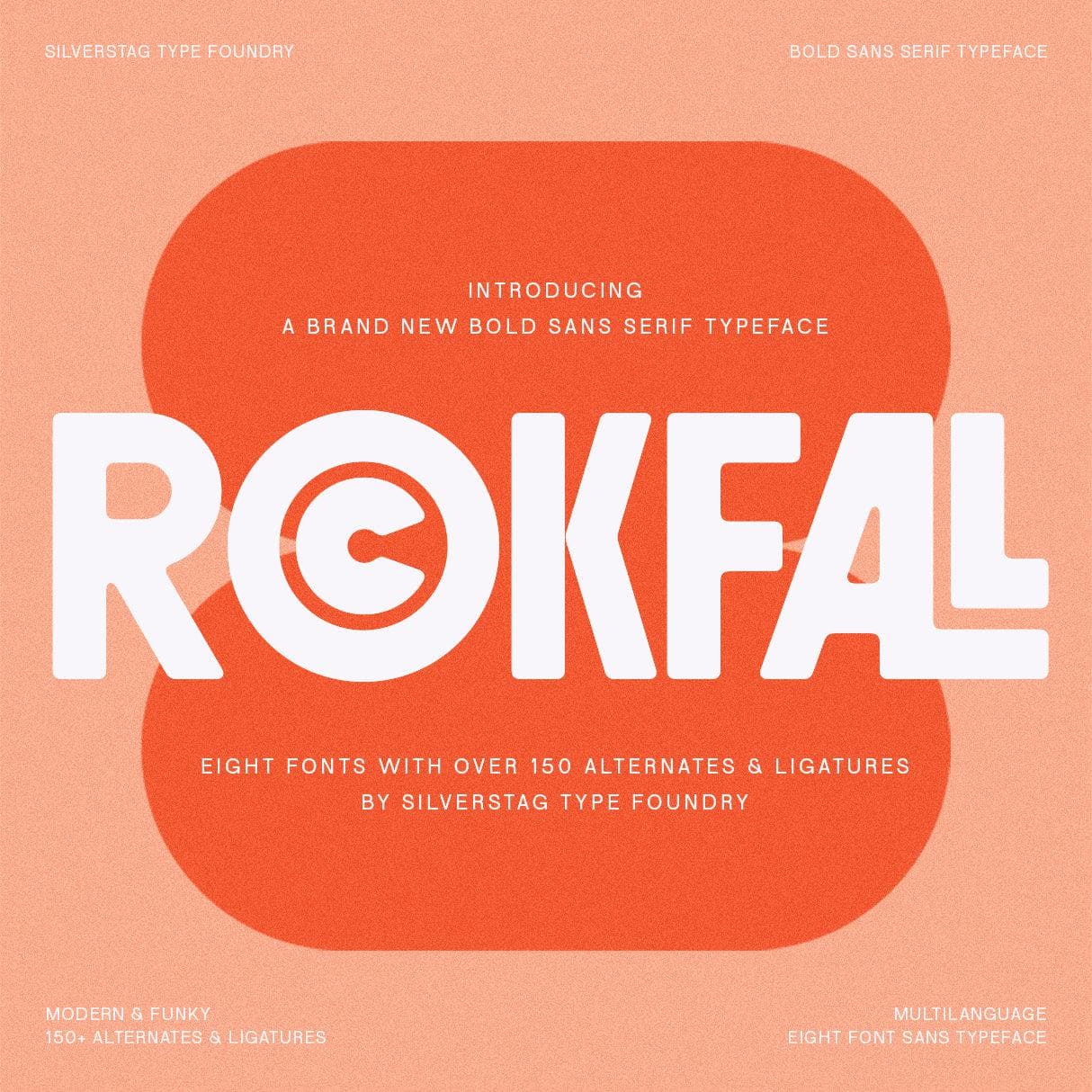 ROCKFALL - Bold Ligature Typeface cover