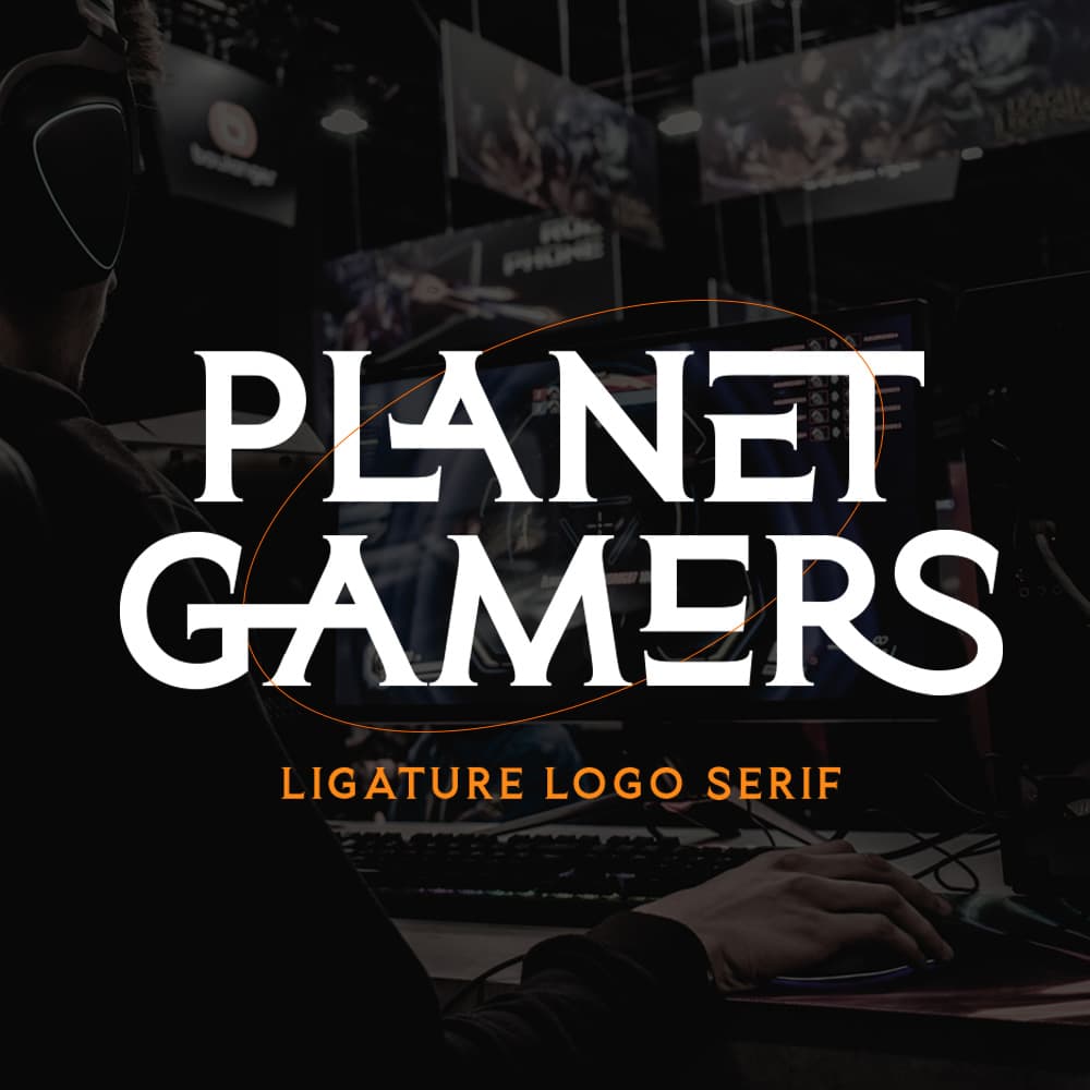 Planet Gamers - Ligature Logo Serif cover