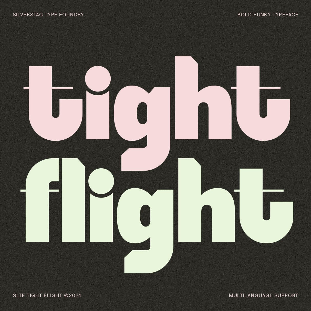 SLTF Tight Flight - Bold Funky Font cover