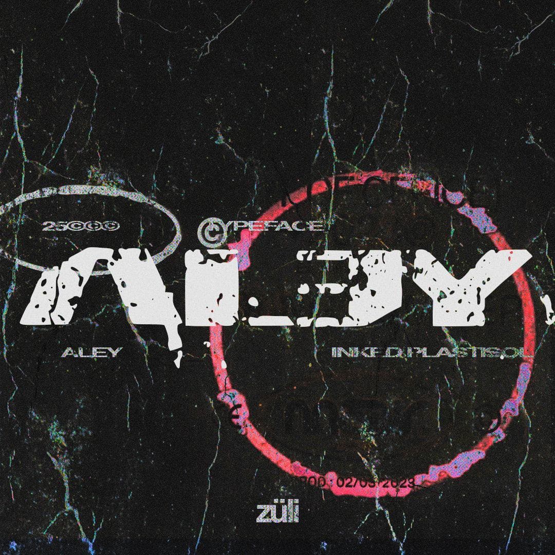 Aley - Plastisol Typeface cover