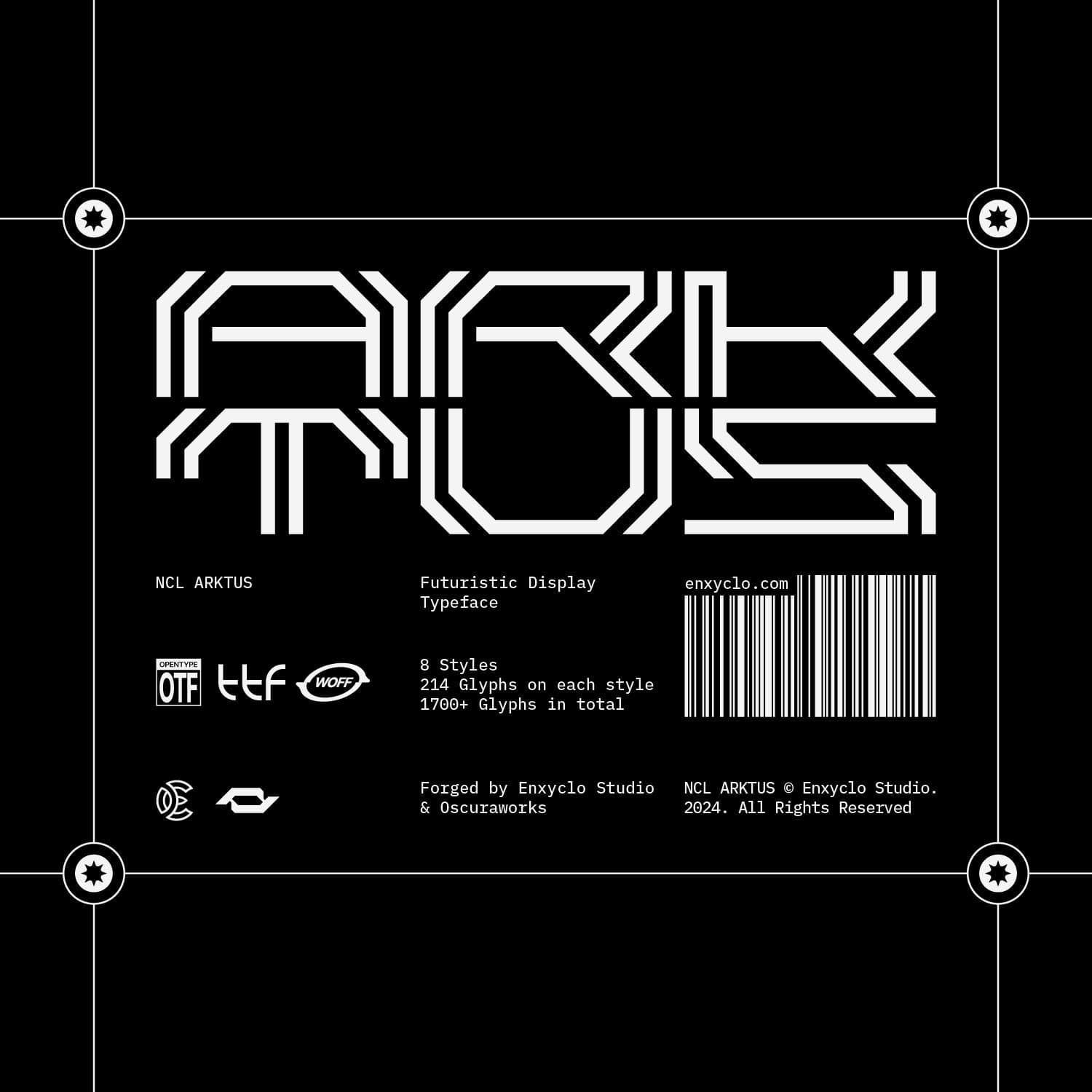 ARKTUS - Font Family cover