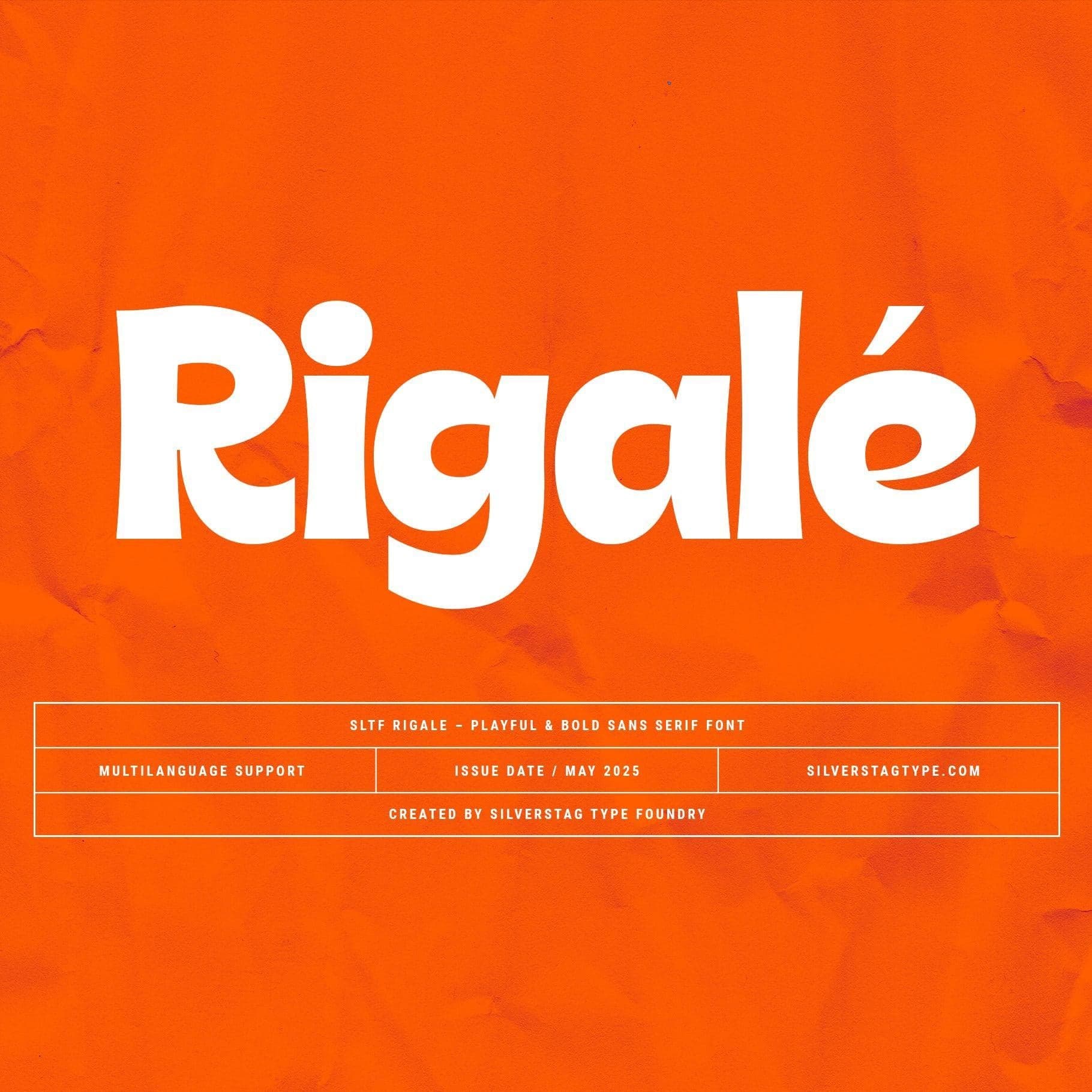 Rigalé – Playful & Bold Sans Serif cover