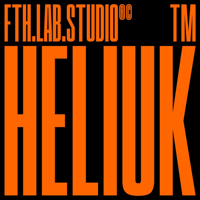 Heliuk | Condensed Font cover