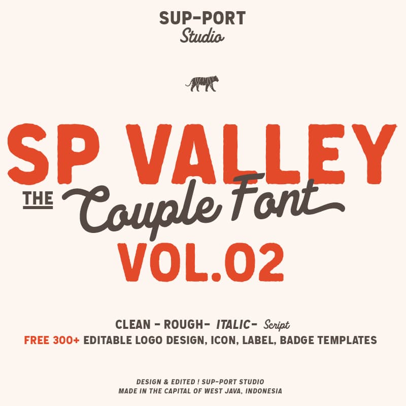 SP Valley Couple Font cover