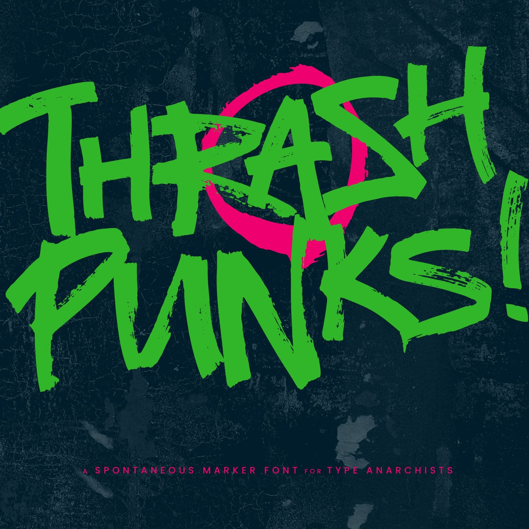 Thrash Punks: Chunky Marker Font cover