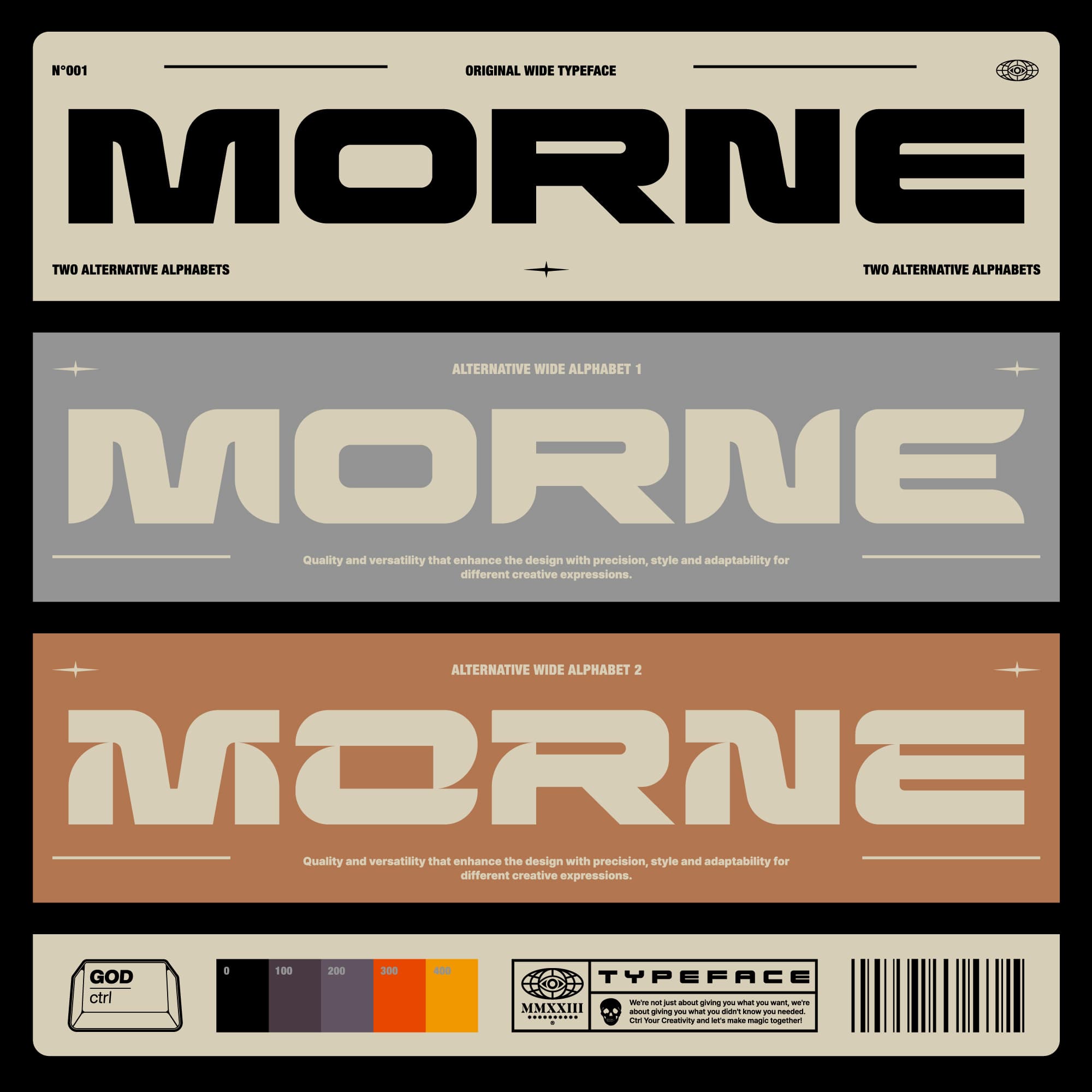 Morne Display Typeface cover