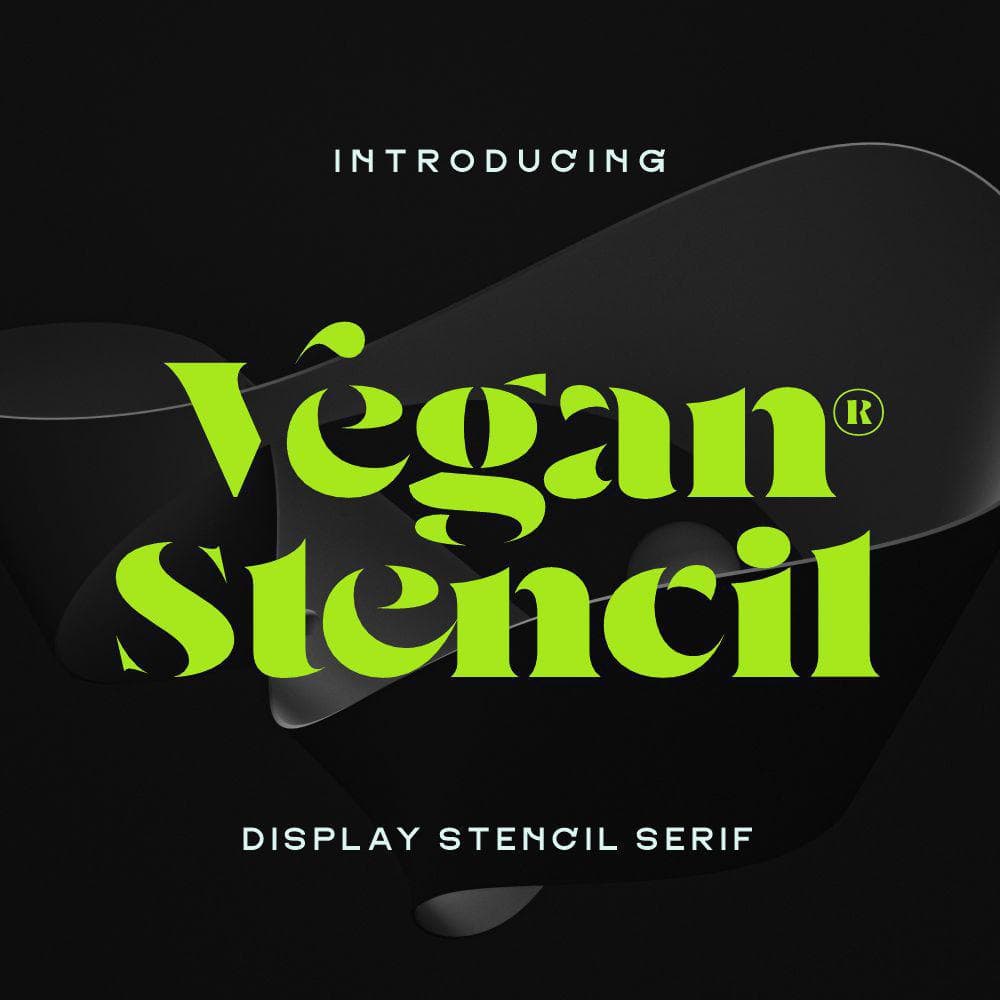 Vegan Stencil cover