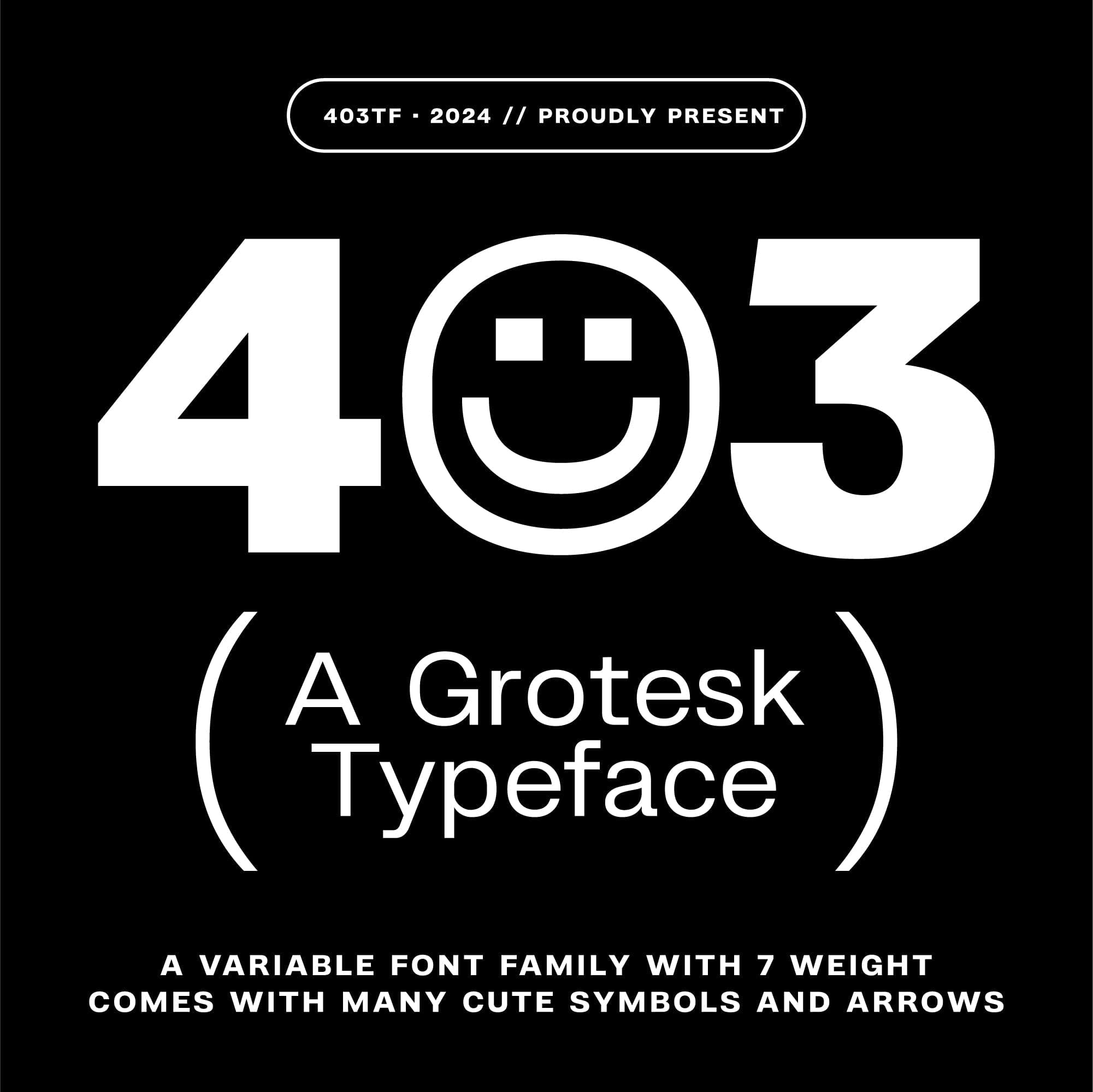 403 Grotesk cover