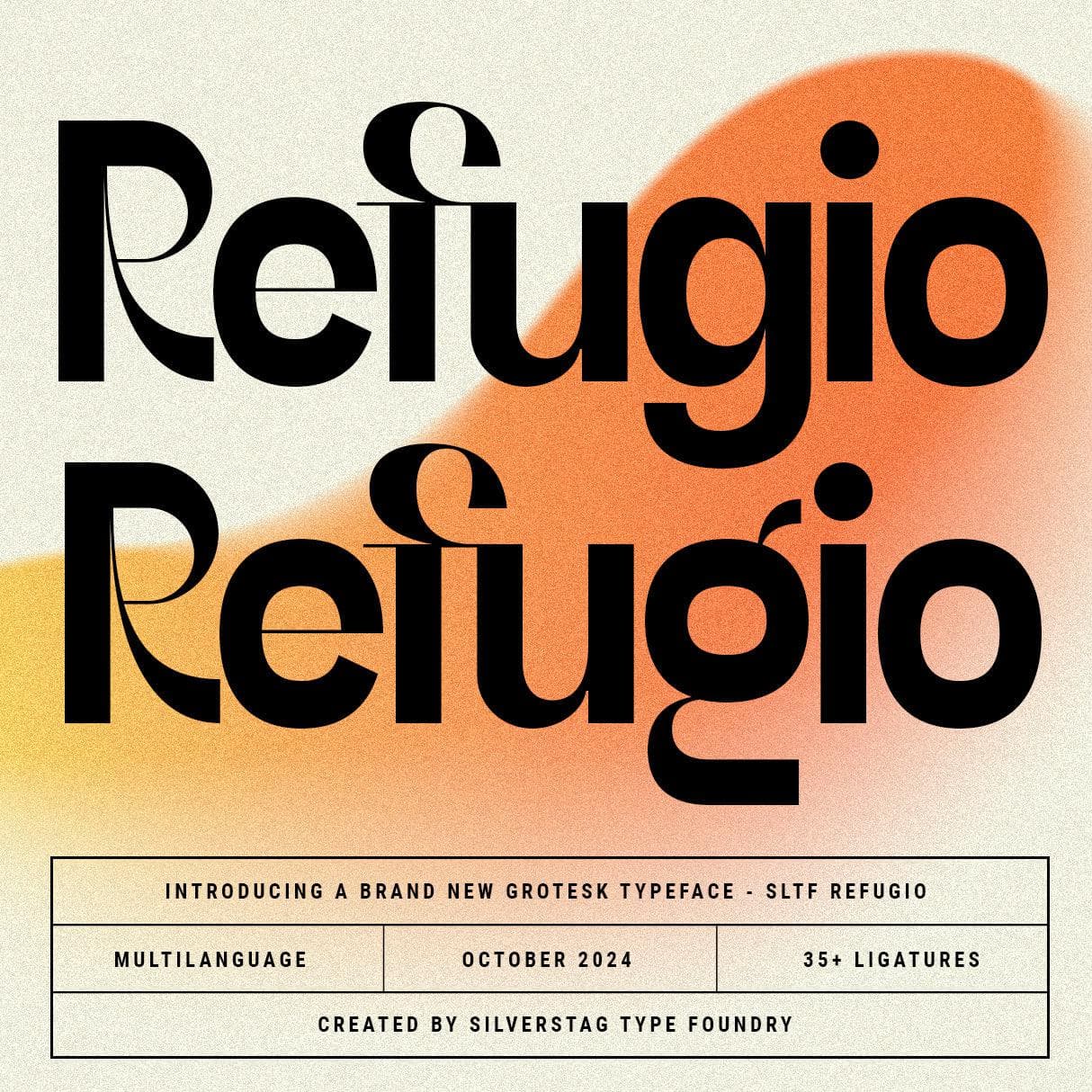 SLTF Refugio - Modern Grotesk Font cover