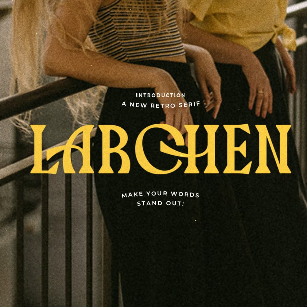 Larchen - Ligature Bold Serif cover