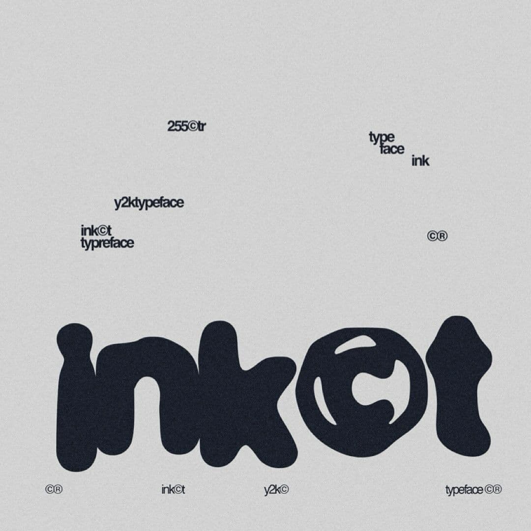 ink©t - Y2k Typeface cover