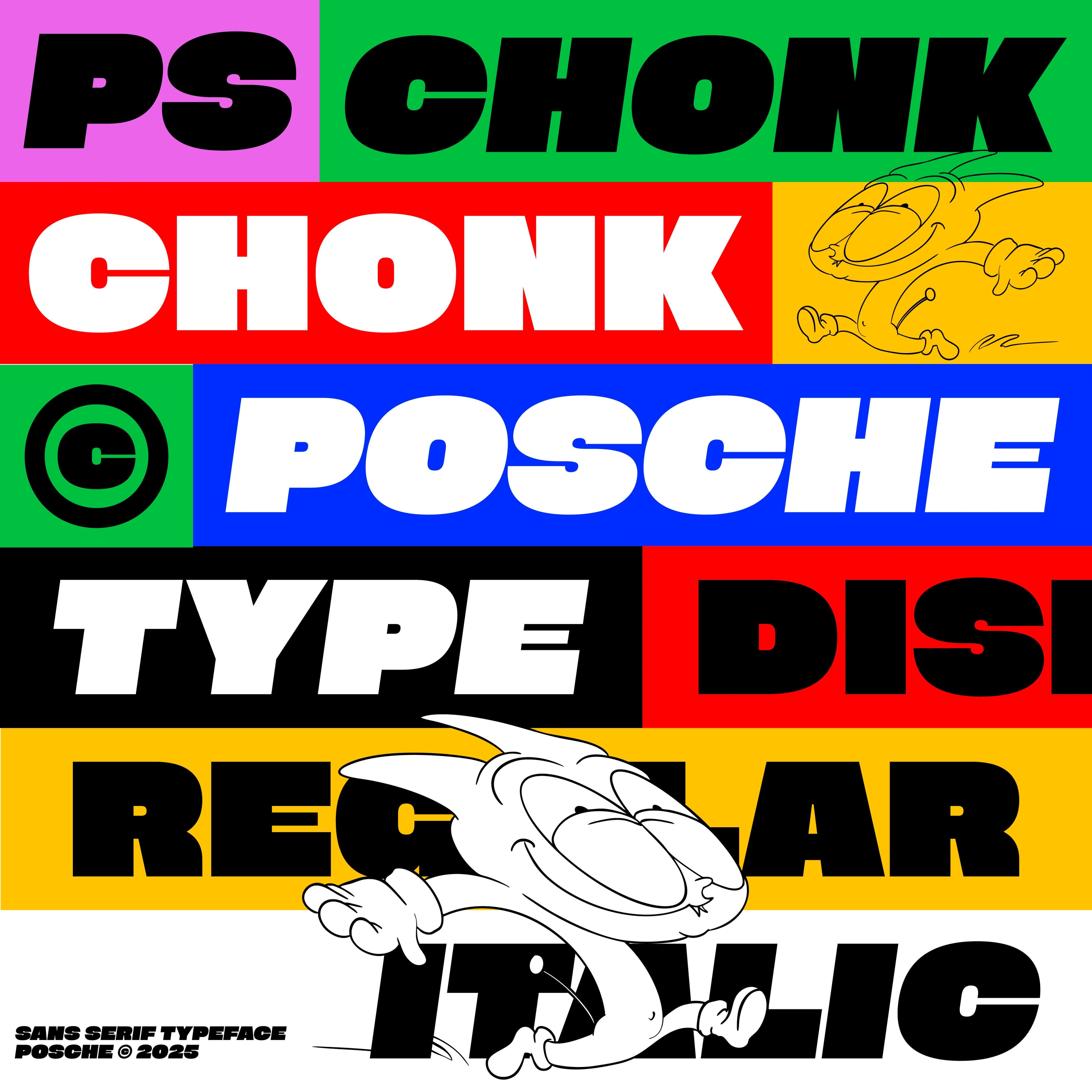 PS Chonk | Display Typeface cover