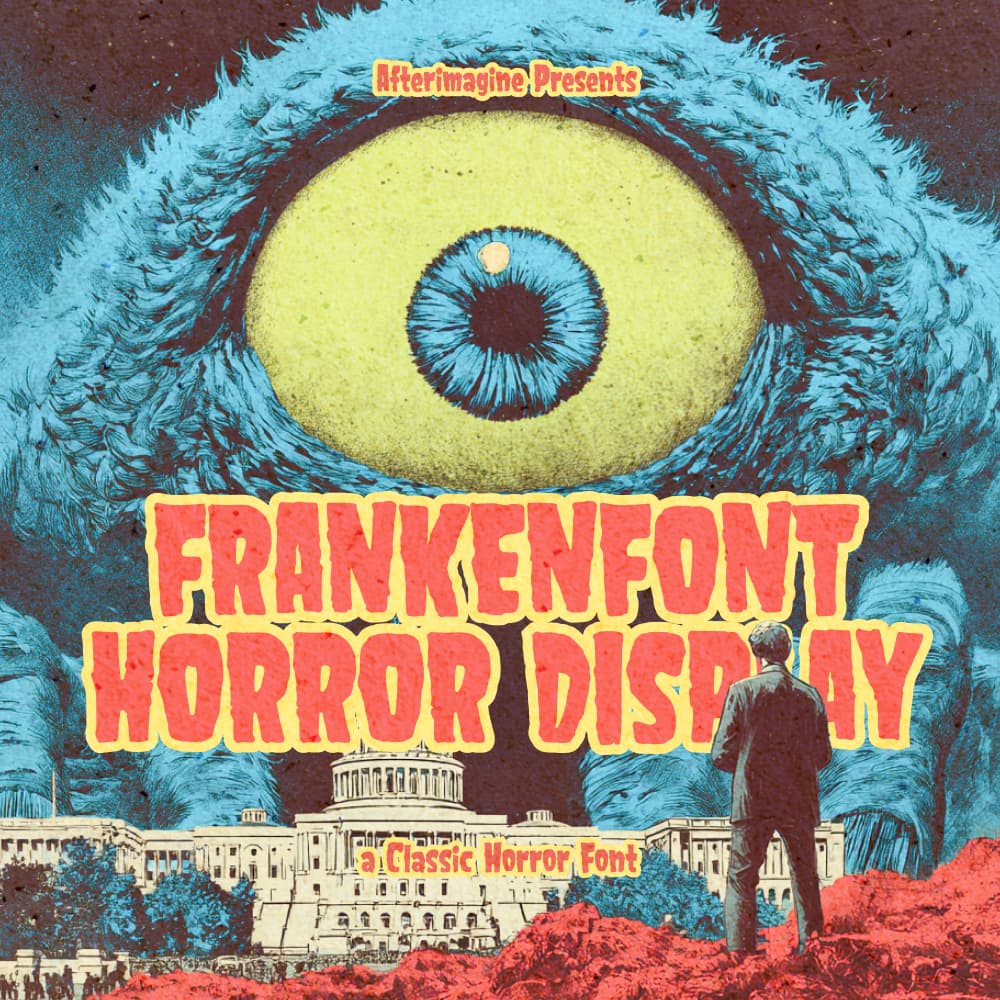 Frankenfont Classic Horror Display Font cover