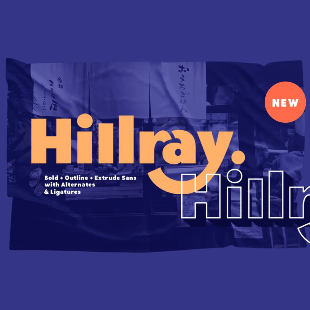 Hillray - Stylish Bold Sans cover